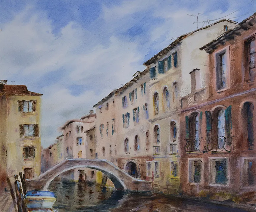 Тихий канал в Венеции